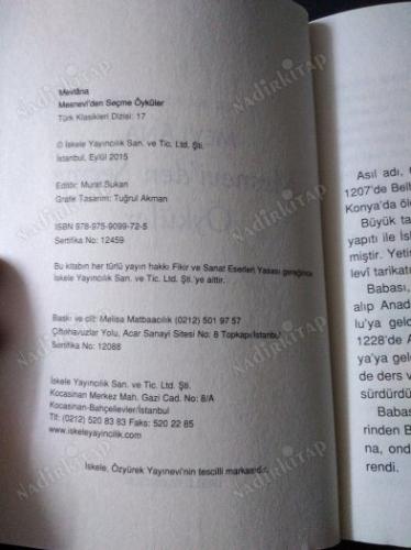 MESNEVİ'DEN SEÇME ÖYKÜLER