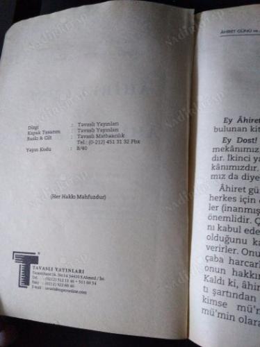 Ayet-i Kerime ve Hadis-i Şeriflerin Işığında Ahiret Günü ve Ahiret Hayatı