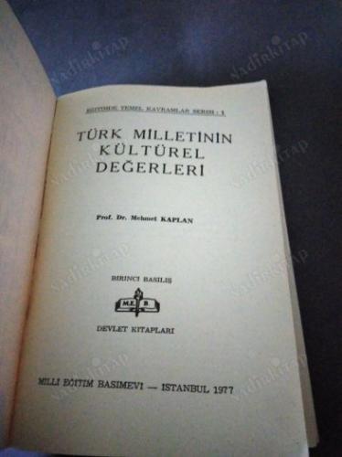 Türk Milletinin Kültürel Değerleri 1