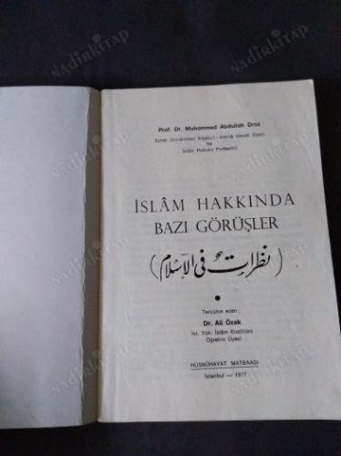 İSLAM HAKKINDA BAZI GÖRÜŞLER