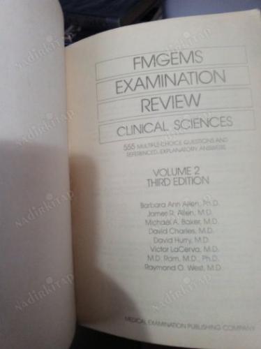 FMGEMS EXAMINATION REVIEW CLINICAL SCIENCES vol. 2 Third Edition