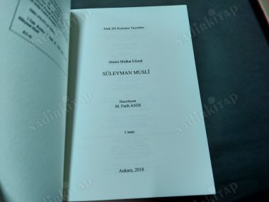 SÜLEYMAN MUSLİ