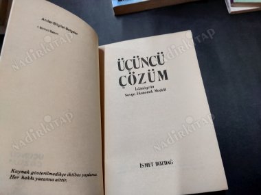 Üçüncü Çözüm - İslamiyetin Sosyo Ekonomik Modeli
