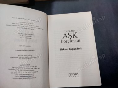 BANA BİR AŞK BORÇLUSUN