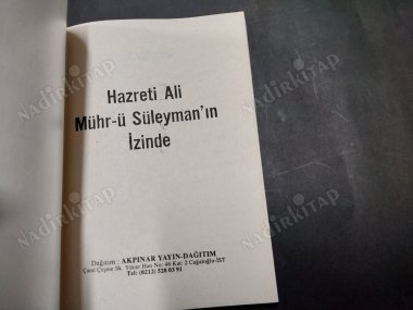 HZ. ALİ MÜHR-Ü SÜLEYMAN PEŞİNDE
