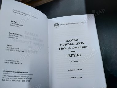 NAMAZ SÜRELERİNİN TÜRKÇE TERCEME VE TEFSİRİ