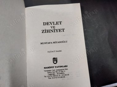DEVLET VE ZİHNİYET