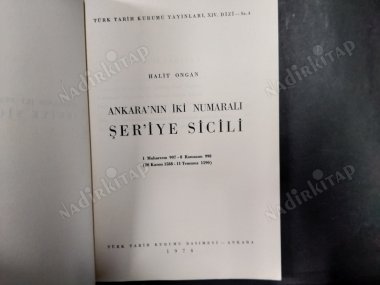 Ankara'nın 2 Numaralı Şer'iyye Sicili. 1 Muharrem 997 - 8 Ramazan 998. (20 Kasım 1588 - 11 Temmuz 1590)