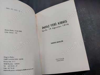 İNFAZ YERİ: KIBRIS TARİH: 19 AĞUSTOS 1974