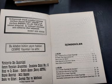TÜRKİYE'DE DİN ÖZGÜRLÜĞÜ -Türkiye Milli Kültür Vakfı (TMKV) Ödüllü- (İTHAFLI VE İMZALI)