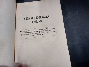 506 SAYILI SOSYAL SİGORTALAR KANUNU VE İLGİLİ MEVZUAT