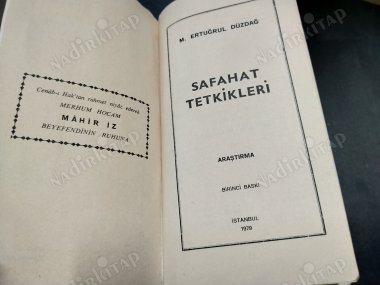 Safahat Tetkikleri, Mehmet Akif'in Fikirler