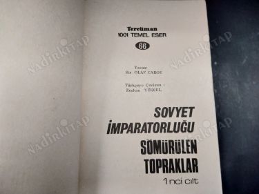 SOVYET İMPARATORLUĞU Sömürülen Topraklar 1.Cilt