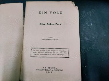 DİN YOLU - OTUZ DOKUZ FARZ -