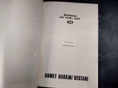 AHMET HARAMİ DESTANI