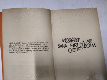 SANA FIRTINALAR GETİRECEĞİM