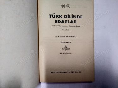 TÜRK DİLİNDE EDATLAR