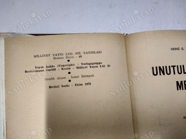 UNUTULMUŞLAR MELEĞİ