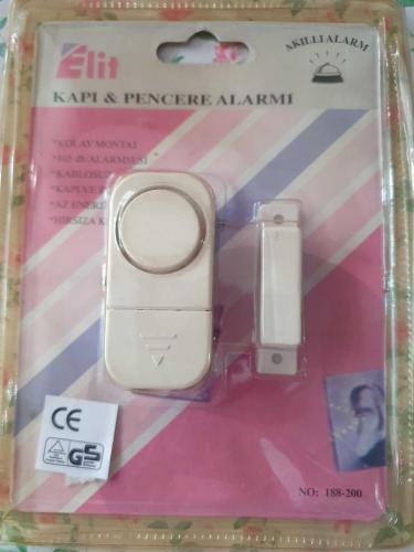 Elite kapı ve pencere alarmı hırsız kapı açtığında öter.