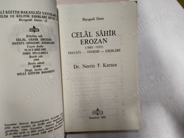 CELAL SAHİR EROZAN (HAYATI- DÖNEMİ- ESERLERİ)