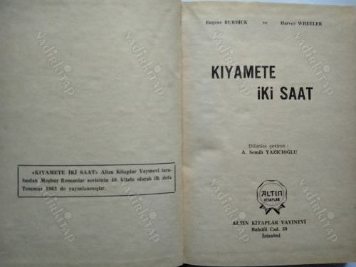 KIYAMETE İKİ SAAT