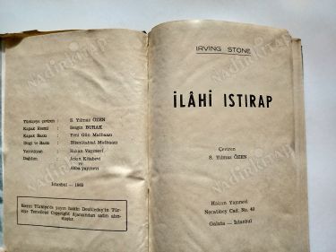 İLAHİ ISTIRAP KAPAK SEZGİN BURAK