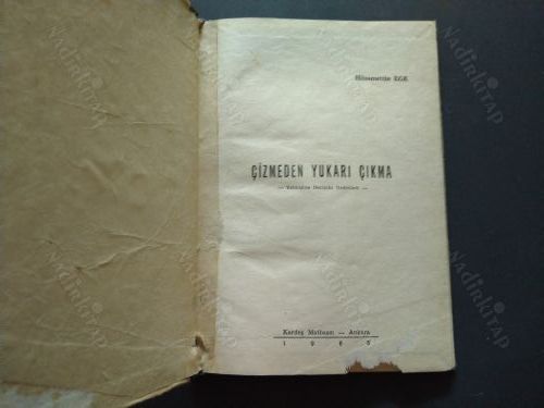 ÇİZMEDEN YUKARI ÇIKMA