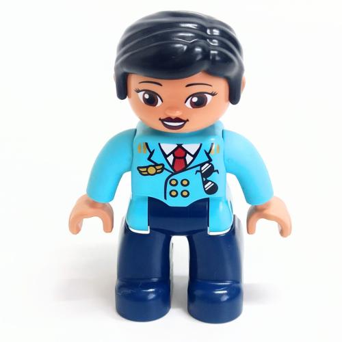 Lego Duplo Mini Figür Kadın Havayolu Pilotu - 2018