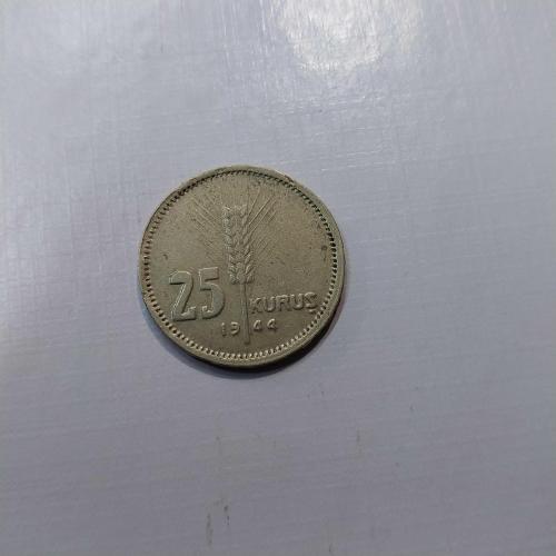 1944 Türkiye 25 Kuruş