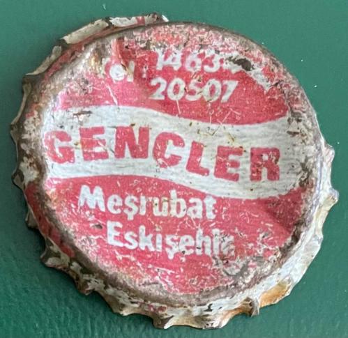 GENÇLER GAZOZU KAPAĞI HALİYLE .RESİMDEKİ ÜRÜN