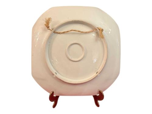 fransız el boyama dekor tabağı - 22 cm x 22 cm - jkjjghgu