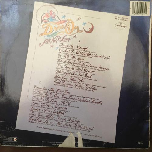 Various - Dream On All Night Long / Compilation LP / *Soft Rock, Pop Rock* / ''İçerik için açıklamaya bakınız''