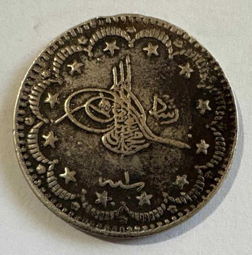 Osmanlı Mehmed Reşad 5 Kuruş Gümüş Sikke H.1327 Konstantiniyye