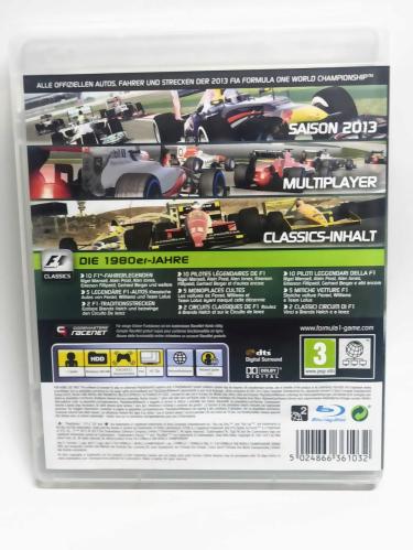 Sony Playstation 3 F1 2013 Oyun Alman Baskı PS3 Formula 1