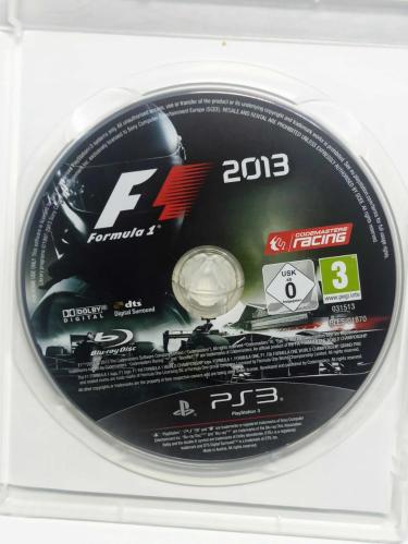Sony Playstation 3 F1 2013 Oyun Alman Baskı PS3 Formula 1