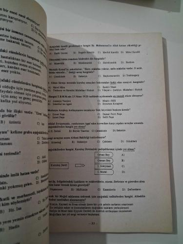 TÜM ORTAOKUL ÖĞRENCİLERİ İÇİN Meslek Liseleri, Devlet Parasız Yatılı ve Kurum Liseleri 1985/1986/1987 SINAV SORULARI ve ÇÖZÜMLERİ