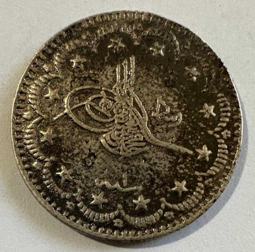 Osmanlı Mehmed Reşad 5 Kuruş Gümüş Sikke H.1327 Konstantiniyye