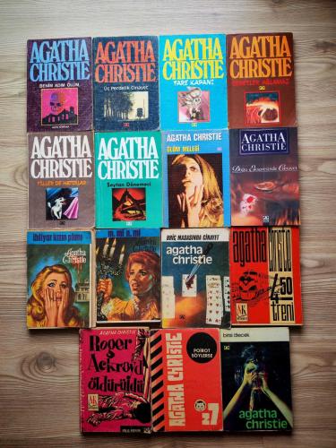 AGATHA CHRİSTİE KİTAPLARI - DOĞU EKSPRESİNDE CİNAYET - ÖLÜM MELEĞİ - BENİM ADIM ÖLÜM - ÜÇ PERDELİK CİNAYET - FARE KAPANI - CESETLER AĞLAMAZ - FİLLER DE HATIRLAR - ŞEYTAN DÖNEMECİ - BRİÇ MASASINDA CİNAYET - BİRİSİ ÖLECEK - İHTİYAR KIZIN PLANI - M. Mİ N. Mİ - 4.50 TRENİ - ROGER ACKROYD ÖLDÜRÜLDÜ - POİROT SÖYLERSE ( 15 KİTAP )