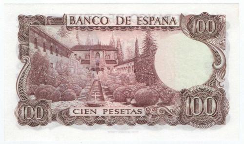 İspanya 1970 Yılı 100 Peseta ÇİL