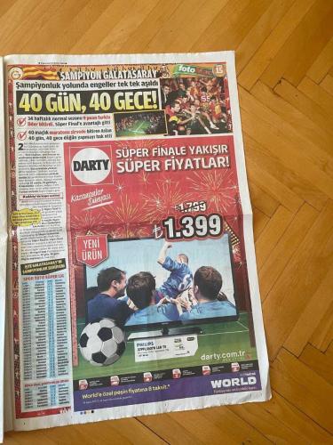 FOTOMAÇ GAZETESİ - 14 MAYIS 2012 - TÜM OLASILIKLARIN BİTTİĞİ YERDE GALATASARAY BAŞLAR - ŞAMPİYON GALATASARAY - BANA AİT OLANI KİMSE BENDEN ALAMAZ - HAKKİ YALÇIN - GS BONUS - ŞAMPİYONLUĞUN CENNET BAHÇESİ - OPEL ASTRA - YUKARIDAKİ FİYATLARDA BİR YANLIŞLIK YOKTUR - KÜLLERİNDEN DOĞDU - BRIDGESTONE - EMRE BELÖZOĞLU - AŞKIN ŞAMPİYONLUĞU - TURKCELL - FATİH TERİM REKOR KIRDI - MILAN BAROS - FERNANDO MUSLERA - EMMANUEL EBOUE - DESTAN YAZAN KADRO - ARKO MEN - ICE MINT - ONURLARIN EN BÜYÜĞÜ - HASAN ŞAŞ - CLAUDIO TAFFAREL - ÜMİT DAVALA - MICHAEL SKIBBE - RICARDO COLLI - ADVANTAGE CARD - ELLER ALKIŞLADI DİLLER ONAYLADI GALATASARAY MÜHRÜ BASTI - TERİM'İN EN İYİ SEZONU 1998-99 - BIOXCIN - 100 MİLYON TL'Yİ KASAYA KOYACAK - EN İYİSİ LUCESCU - MIRCEA LUCESCU - REINHARD SAFTIG - GRAEME SOUNESS - GHEORGHE HAGI - BÜLENT ÜNDER - ERİK GERETS - INANMIŞ ÇOCUKLAR - SELÇUK İNAN, 13 GOLLE YILDIZLAŞTI - FELIPE MELO - JOHAN ELMANDER - MP ANTALYASPOR - NECATİ ATEŞ - FINANSBANK - 40 GÜN, 40 GECE! - SÜPER FİNALE YAKIŞ