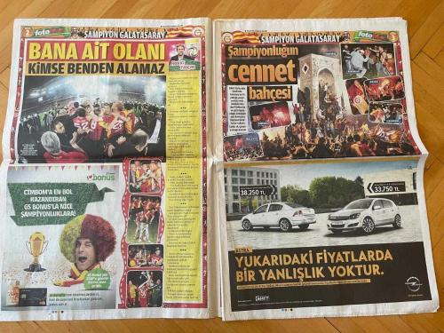 FOTOMAÇ GAZETESİ - 14 MAYIS 2012 - TÜM OLASILIKLARIN BİTTİĞİ YERDE GALATASARAY BAŞLAR - ŞAMPİYON GALATASARAY - BANA AİT OLANI KİMSE BENDEN ALAMAZ - HAKKİ YALÇIN - GS BONUS - ŞAMPİYONLUĞUN CENNET BAHÇESİ - OPEL ASTRA - YUKARIDAKİ FİYATLARDA BİR YANLIŞLIK YOKTUR - KÜLLERİNDEN DOĞDU - BRIDGESTONE - EMRE BELÖZOĞLU - AŞKIN ŞAMPİYONLUĞU - TURKCELL - FATİH TERİM REKOR KIRDI - MILAN BAROS - FERNANDO MUSLERA - EMMANUEL EBOUE - DESTAN YAZAN KADRO - ARKO MEN - ICE MINT - ONURLARIN EN BÜYÜĞÜ - HASAN ŞAŞ - CLAUDIO TAFFAREL - ÜMİT DAVALA - MICHAEL SKIBBE - RICARDO COLLI - ADVANTAGE CARD - ELLER ALKIŞLADI DİLLER ONAYLADI GALATASARAY MÜHRÜ BASTI - TERİM'İN EN İYİ SEZONU 1998-99 - BIOXCIN - 100 MİLYON TL'Yİ KASAYA KOYACAK - EN İYİSİ LUCESCU - MIRCEA LUCESCU - REINHARD SAFTIG - GRAEME SOUNESS - GHEORGHE HAGI - BÜLENT ÜNDER - ERİK GERETS - INANMIŞ ÇOCUKLAR - SELÇUK İNAN, 13 GOLLE YILDIZLAŞTI - FELIPE MELO - JOHAN ELMANDER - MP ANTALYASPOR - NECATİ ATEŞ - FINANSBANK - 40 GÜN, 40 GECE! - SÜPER FİNALE YAKIŞ