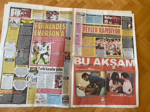 FOTOMAÇ GAZETESİ - 15 MAYIS 2012 - ZİRAAT TÜRKİYE KUPASI 'A TV'DE SAHİBİNİ BULUYOR - HAMİT & NURİ'Yİ PEREZ'DEN İSTEYECEĞİM - ÜNAL AYSAL - G.SARAY'IN ŞAMPİYONLUK ÖYKÜSÜ - SAVAŞ ÇORLU - DEV FİNALİN HAKEMİ BÜLENT YILDIRIM - HOLİGAN DOKTOR! - KOCAMAN VE SAĞLAM A HABER'DE BULUŞUYOR - AYKUT KOCAMAN - ERTUĞRUL SAĞLAM - KARTAL'DA SEZON SONU İNDİRİMİ! - GÜNEŞ İKİ STOPER İSTEDİ - ŞENOL GÜNEŞ - YENİ CEPHE AÇILDI - KUPA HEYECANI BU AKSAM 22.00'DE A HABER'DE - BÜYÜK DÜELLO - ÖZDEMİR İLE AYSAL CANLI YAYINDA KAPIŞTI - ÖZDEMİR: G.SARAY'I TERİM Mİ YÖNETİYOR? AYSAL: ÖZDEMİR HAYAL GÖRÜYOR - HAKKİ YALÇIN - YOLDAN ÇIKMAK - F.BAHÇE'NİN İLK BOMBASI VEYSEL - VEYSEL SARI - MOUSSA SOW'DAN İYİ HABER - SPAHIJA GİDİYOR MESSINA GELİYOR - METECAN - BERK - İKİ DEV TRANSFER - DİKELAKOS İLE DEVAM - BİOXCIN - GENESIS - AKILLAR KUPADA - SERKAN MERSİN - MERT AYDIN - ZAFER KOLBASTI - TURGUT - AKÇAY - HORON - 18. KEZ CİMBOM BOM - FATİH TERİM - BURAK İLK KEZ KIZARDI - BURAK YILMAZ - FERNANDES EVERTON'A - TURGAY DEMİR - FİKRE