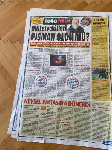 FOTOMAÇ GAZETESİ - 15 MAYIS 2012 - ZİRAAT TÜRKİYE KUPASI 'A TV'DE SAHİBİNİ BULUYOR - HAMİT & NURİ'Yİ PEREZ'DEN İSTEYECEĞİM - ÜNAL AYSAL - G.SARAY'IN ŞAMPİYONLUK ÖYKÜSÜ - SAVAŞ ÇORLU - DEV FİNALİN HAKEMİ BÜLENT YILDIRIM - HOLİGAN DOKTOR! - KOCAMAN VE SAĞLAM A HABER'DE BULUŞUYOR - AYKUT KOCAMAN - ERTUĞRUL SAĞLAM - KARTAL'DA SEZON SONU İNDİRİMİ! - GÜNEŞ İKİ STOPER İSTEDİ - ŞENOL GÜNEŞ - YENİ CEPHE AÇILDI - KUPA HEYECANI BU AKSAM 22.00'DE A HABER'DE - BÜYÜK DÜELLO - ÖZDEMİR İLE AYSAL CANLI YAYINDA KAPIŞTI - ÖZDEMİR: G.SARAY'I TERİM Mİ YÖNETİYOR? AYSAL: ÖZDEMİR HAYAL GÖRÜYOR - HAKKİ YALÇIN - YOLDAN ÇIKMAK - F.BAHÇE'NİN İLK BOMBASI VEYSEL - VEYSEL SARI - MOUSSA SOW'DAN İYİ HABER - SPAHIJA GİDİYOR MESSINA GELİYOR - METECAN - BERK - İKİ DEV TRANSFER - DİKELAKOS İLE DEVAM - BİOXCIN - GENESIS - AKILLAR KUPADA - SERKAN MERSİN - MERT AYDIN - ZAFER KOLBASTI - TURGUT - AKÇAY - HORON - 18. KEZ CİMBOM BOM - FATİH TERİM - BURAK İLK KEZ KIZARDI - BURAK YILMAZ - FERNANDES EVERTON'A - TURGAY DEMİR - FİKRE