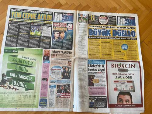 FOTOMAÇ GAZETESİ - 15 MAYIS 2012 - ZİRAAT TÜRKİYE KUPASI 'A TV'DE SAHİBİNİ BULUYOR - HAMİT & NURİ'Yİ PEREZ'DEN İSTEYECEĞİM - ÜNAL AYSAL - G.SARAY'IN ŞAMPİYONLUK ÖYKÜSÜ - SAVAŞ ÇORLU - DEV FİNALİN HAKEMİ BÜLENT YILDIRIM - HOLİGAN DOKTOR! - KOCAMAN VE SAĞLAM A HABER'DE BULUŞUYOR - AYKUT KOCAMAN - ERTUĞRUL SAĞLAM - KARTAL'DA SEZON SONU İNDİRİMİ! - GÜNEŞ İKİ STOPER İSTEDİ - ŞENOL GÜNEŞ - YENİ CEPHE AÇILDI - KUPA HEYECANI BU AKSAM 22.00'DE A HABER'DE - BÜYÜK DÜELLO - ÖZDEMİR İLE AYSAL CANLI YAYINDA KAPIŞTI - ÖZDEMİR: G.SARAY'I TERİM Mİ YÖNETİYOR? AYSAL: ÖZDEMİR HAYAL GÖRÜYOR - HAKKİ YALÇIN - YOLDAN ÇIKMAK - F.BAHÇE'NİN İLK BOMBASI VEYSEL - VEYSEL SARI - MOUSSA SOW'DAN İYİ HABER - SPAHIJA GİDİYOR MESSINA GELİYOR - METECAN - BERK - İKİ DEV TRANSFER - DİKELAKOS İLE DEVAM - BİOXCIN - GENESIS - AKILLAR KUPADA - SERKAN MERSİN - MERT AYDIN - ZAFER KOLBASTI - TURGUT - AKÇAY - HORON - 18. KEZ CİMBOM BOM - FATİH TERİM - BURAK İLK KEZ KIZARDI - BURAK YILMAZ - FERNANDES EVERTON'A - TURGAY DEMİR - FİKRE