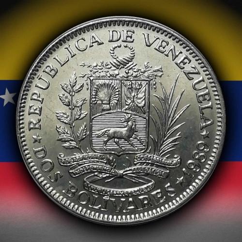 Venezuela 1989 Yılı 2 Bolivar ÇİL
