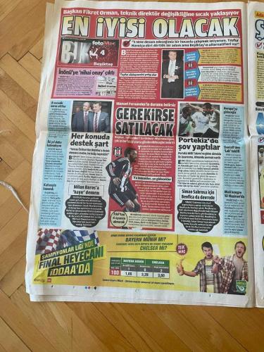 FOTOMAÇ GAZETESİ - 19 MAYIS 2012 - GENCO BORAN'DAN GÜNÜN BANKOLARI - İDDAACILAR! BÜYÜK FİNALDE PARA VAR - BAYERN MÜNİH - CHELSEA - 46 MAÇA 46 YORUM - FENER'E YILDIZ YAĞACAK - TAM BİR GOL MAKİNESI - HIGUAIN - GONZALO HIGUAIN - BENZEMA - MOURINHO - EYVAH! ŞİMDİ YANDIK - MICHEL PLATINI - İSKOÇ McLEISH DE KARTAL'IN LİSTESİNDE - ALEX McLEISH - TRABZON'A TUNUSLU STOPER - SELÇUK SATILIK DEĞİL - FATİH TERİM - BİLİRKİŞİ DE BİLEMEDİ! - EMRE BELÖZOĞLU - ZOKORA - F.BAHÇE'DE KONGRE GÜNÜ - AZİZ YILDIRIM - PEUGEOT - 19 MAYIS ATATÜRK'Ü ANMA GENÇLİK VE SPOR BAYRAMINIZ KUTLU OLSUN - BU İŞİ ÇÖZERİZ - NİHAT ÖZDEMİR - ALİ KOÇ - AYKUT KOCAMAN - BENFICA - ROKO UKIC - DIARRA - SOW - ÇOK YAŞA GENÇ TÜRKİYE - DR. GÜRKAN KUBİLAY -SELÇUK İNAN - VOLKAN DEMİREL - CÜNEYT ÇAKIR - YALAN SÖYLEMEDİM DAVETİYE DAĞITTIM - REFİOĞLU - GÜRBÜZ REFİOĞLU - SONER'DE FENER BİR ADIM ÖNDE - MENAFAATİMİZ İÇİN YILDIRIM - VEFA KÜÇÜK - UĞUR DÜNDAR - YILDIRIM VARSA GERİS - HAMİT ALTINTOP - SELÇUK İNAN - SER VET ÇETİN - BERBATOV - ALBERT İ