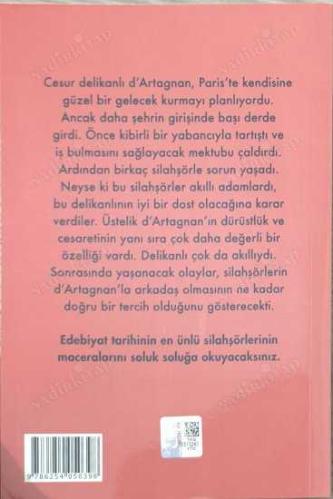 ÜÇ SİLAHŞÖRLER / İş Çocuk Klasikleri  (Kısaltılmış Metin)