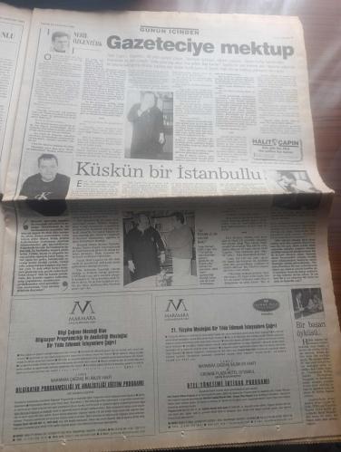 Sabah Gazetesi - Turkish Newspaper - 30 Ağustos 1998 - Zafer günü - 30 Ağustos Zafer bayramı'nı coşku ve gururla kutluyoruz - Atatürk'ün fotoğrafları - Mustafa Kemal'in komutasındaki Türk ordusu 76 yıl önce bugün büyük zaferi kazanmıştı - Süleyman Demirel Bu millet bağımsızlığı özgürlüğü ve vatan bütünlüğü  sözkonusu olduğunda mucizeler yaratır destanlar yazar - Orgeneral Hüseyin Kıvrıkoğlu  Devleti parçalamaya laik ve demokratik yapısını değiştirmeye çalışan her türlü teşebbüs mutlaka hüsrana uğrayacaktır - Fenerbahçe'de Zafer Bayramı - 30 Ağustos Zafer Bayramı kutlamaları nedeniyle Bugün İstanbul Vatan caddesi ile Mahmutbey köprüsü arasında güzergah 7 saat süre ile trafiğe kapatılacak - Başbakan Mesut Yılmaz 30 Ağustos  zaferinin Atatürk'ün kumandanlığında Türk ordusunun yüksek kudret ve kahramanlığını tarihi bir kez daha geçiren muazzam bir eser olduğu söyledi - KKTC Cumhurbaşkanı Rauf Denktaş Zafer Bayramı dolayısıyla Süleyman Demirel'e kutlama mesajı gönderdi - 30 Ağustos 1922