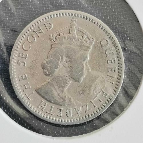KIBRIS  1955     25  MILS   KAPAMASINDA