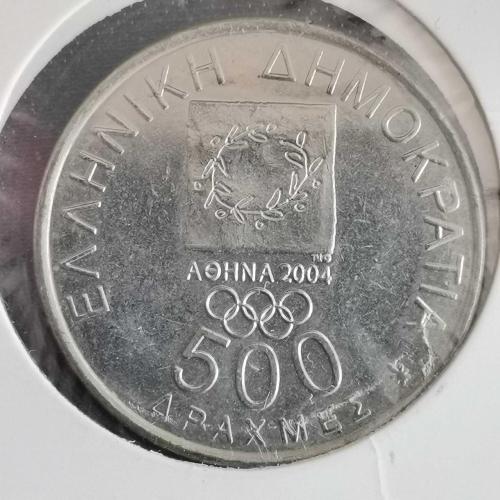 YUNANİSTAN    2000    500  DRAHMİ   HATIRA 28. Yaz Olimpiyat Oyunları, Atina 2004 - Olimpiyat Meşalesi    KAPAMASINDA